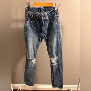 Ripped Levi’s Jeans